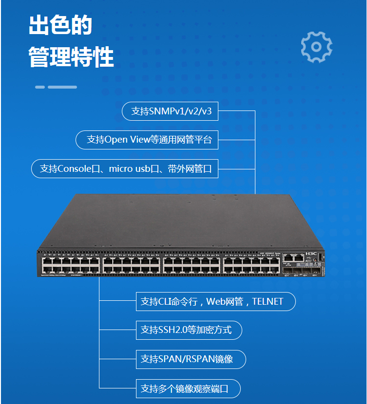 H3C 48口千兆光 三層網管企業(yè)級交換機